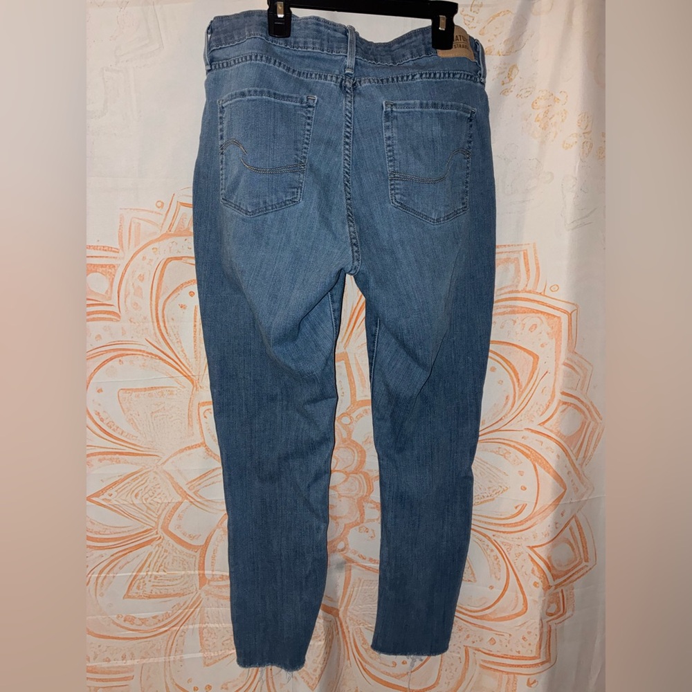Levi's Women's Light Blue and Medium Blue Skinny Jeans - Pair - Picture 8 of 13